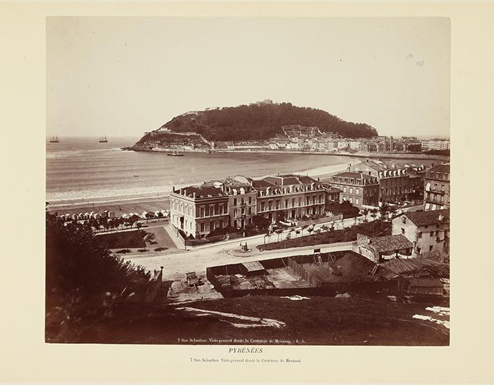 San Sebastian. Vista general desde la carretera de Hernani