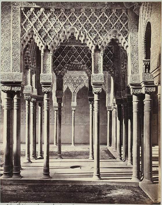 The Alhambra. Porch in Court of Lions