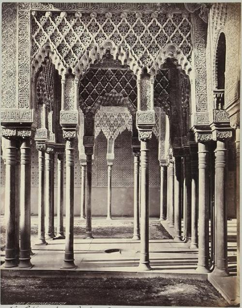 The Alhambra. Porch in Court of Lions