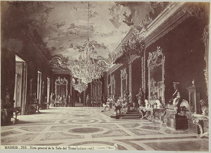 Madrid. Vista general de la Sala del Trono (Palacio Real)