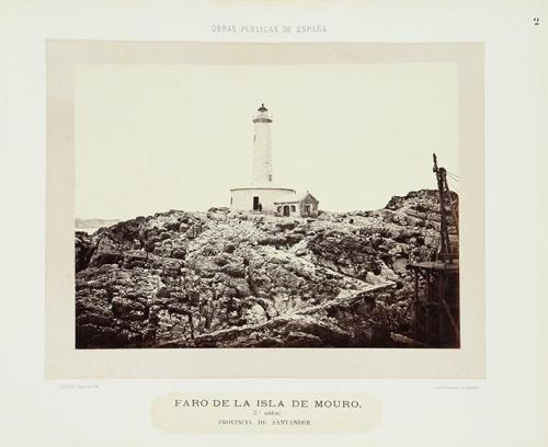 Faro de la isla de Mouro, provincia de Santander