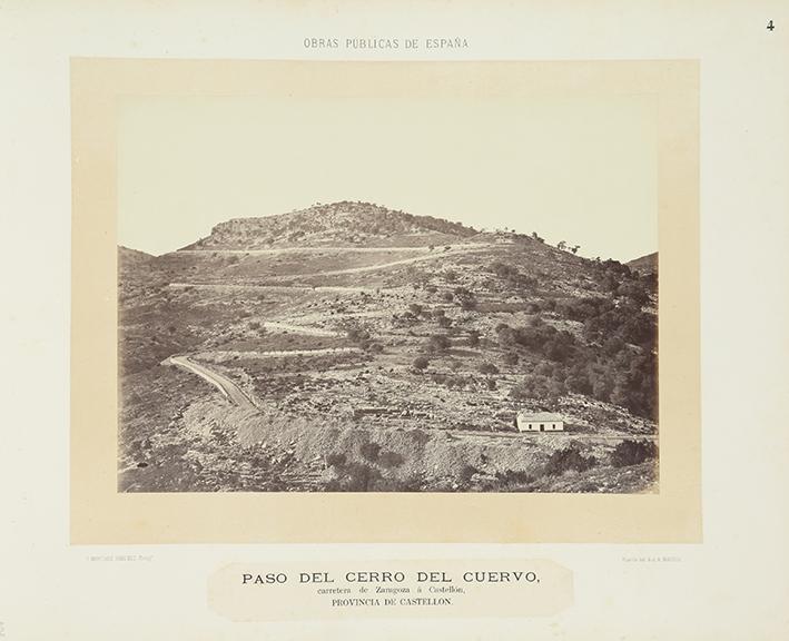 Paso del Cerro del Cuervo, carretera de Zaragoza a Castellón. Provincia de Castellón