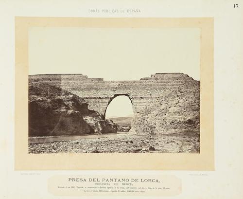 Presa del pantano de Lorca, provincia de Murcia