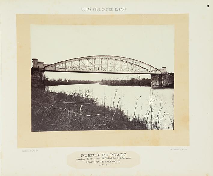 Puente de el Prado, carretera de segundo orden de Valladolid a Salamanca, provincia de Valladolid