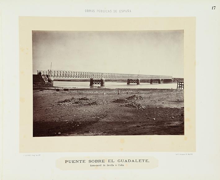 Puente sobre el Guadalete, ferrocarril de Sevilla a Cádiz