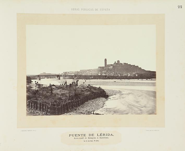 Puente de Lérida, ferrocarril de Zaragoza a Barcelona