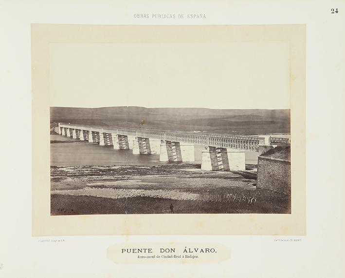 Puente de don Álvaro, ferrocarril de Ciudad Real a Badajoz