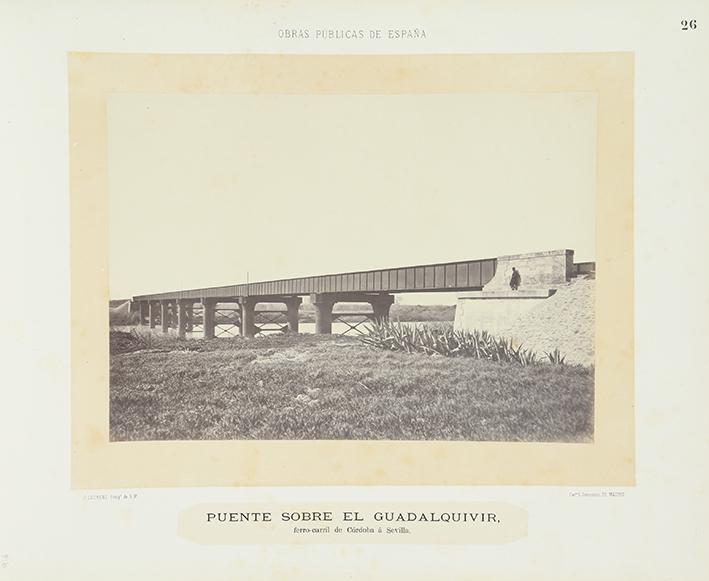 Puente sobre el Guadalquivir, ferrocarril de Córdoba a Sevilla