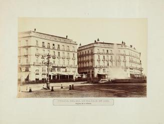 Puerta del Sol de Madrid en 1862, después de la reforma