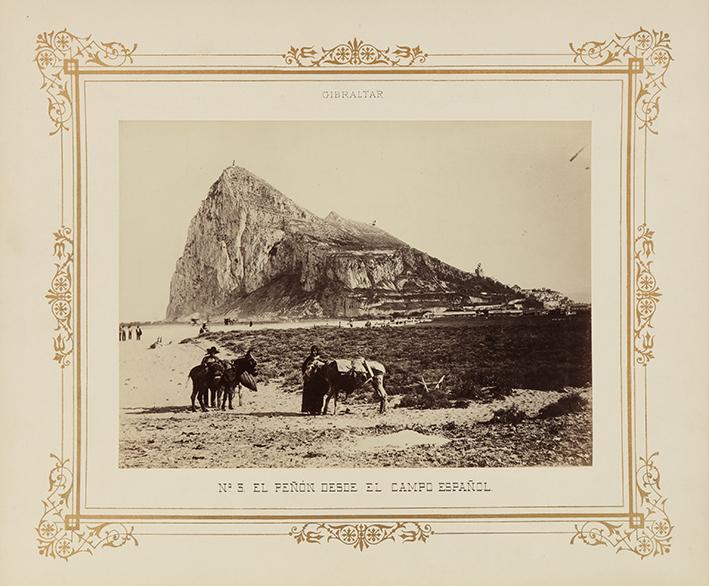 Gibraltar. El peñón desde el campo español