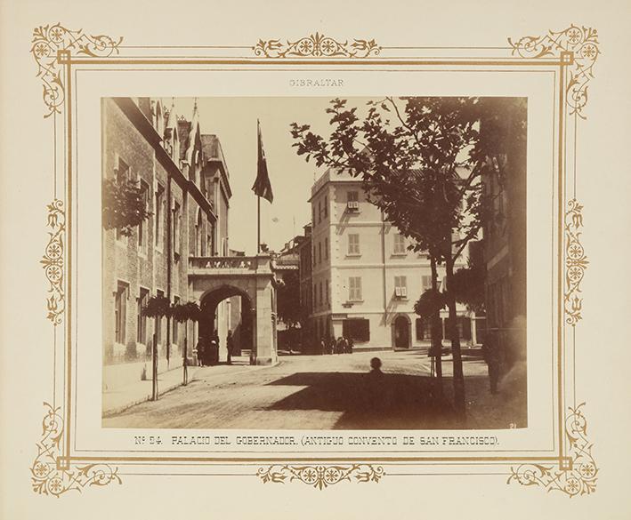 Gibraltar. Palacio del Gobernador (antiguo convento de San Francisco)