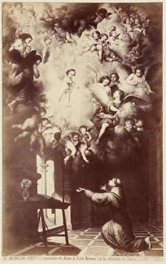 B. Murillo. L´apparition de Jèsus à Saint Antoine (de la cathédrale de Sèville)