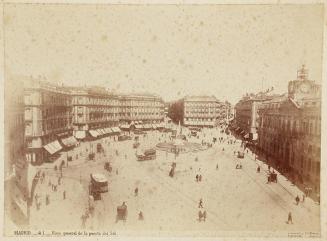 Madrid. Vista general de la Puerta del Sol