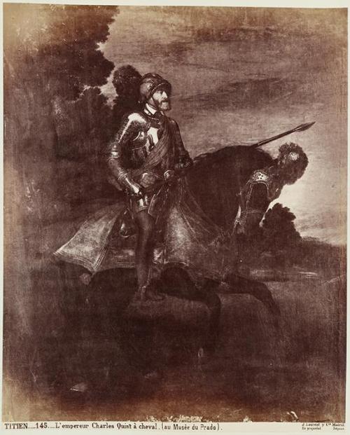 Titien. L´empereur Charles Quint à cheval (Au Musèe du Prado)