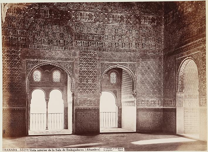 Granada. Vista interior de la Sala de Embajadores (Alhambra)