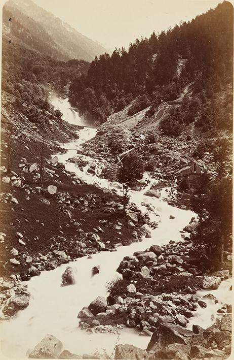 Environs de Cauterets. Cascade de Lutour