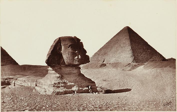 Africa. The Sphinx and Great Pyramid