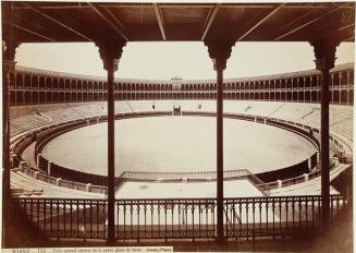 Madrid. Vista general interior de la nueva plaza de toros