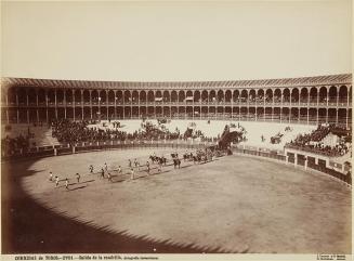 Corridas de toros. Salida de la cuadrilla