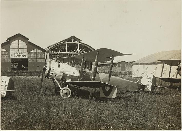 (Aeroplano modelo Breguet-Samson que hará el 1er servicio de Correos aereo de España)