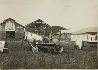 (Aeroplano modelo Breguet-Samson que hará el 1er servicio de Correos aereo de España)