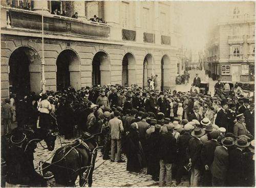 (Actos de la colocación de la primera piedra para Monumento a las Cortes de Cádiz)