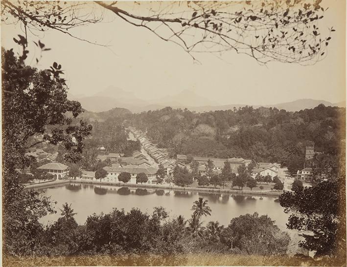 (Kandy Lake. Ceylan)