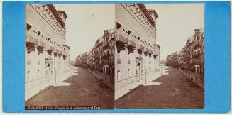 Zaragoza. Palacio de la Audiencia y el Coso