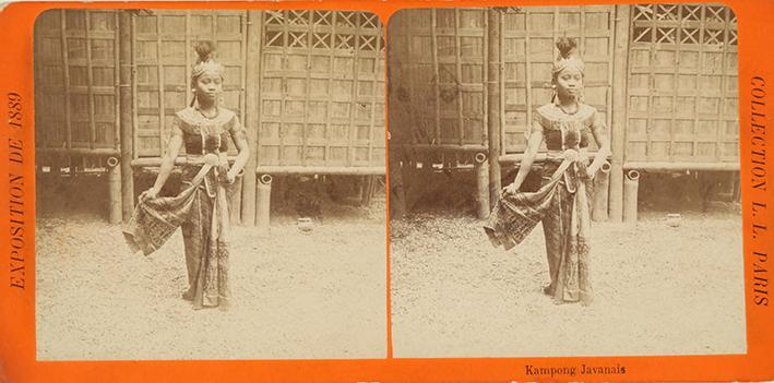 Kampong Javanais. Exposition de 1889