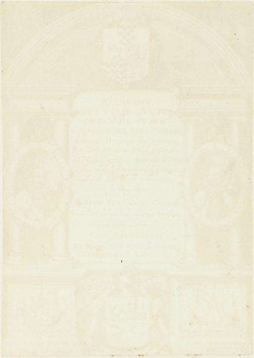 Juan de Courbes. Title page to Viage de los capitanes de Nodal