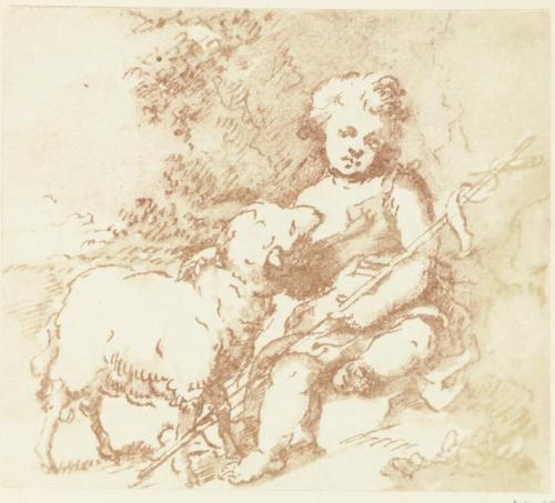 Bartolomé Esteban Murillo. St. John Baptist with a Lamb