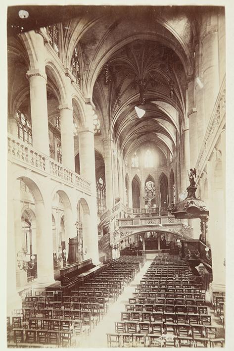 Paris. Eglise Saint Étienne du Mont. La Nef