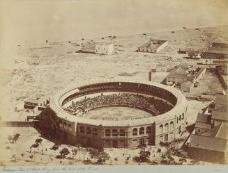 (Málaga. View of Bull-Ring from the Hill of the Pharos)