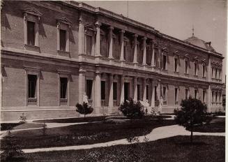 Madrid. Biblioteca y Museos Nacionales, fachada oriental