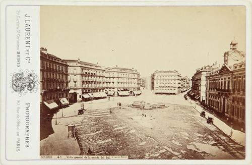 Madrid. Vista general de la puerta del Sol