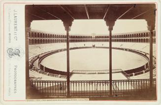 Madrid. Vista general interior de la nueva plaza de toros