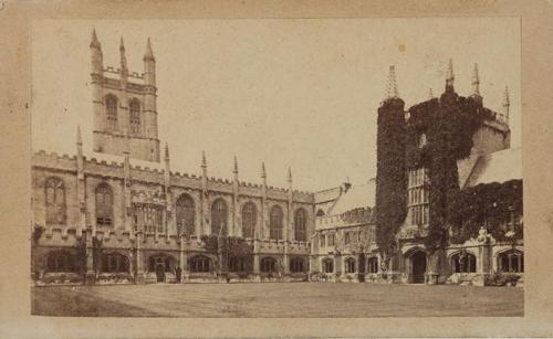 (Magdalene College cloister......)