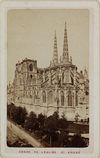 Bourdeaux. Abside de l’église St. André