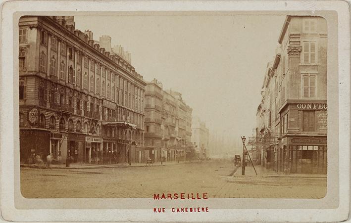 Marseille. Rue Canebiere