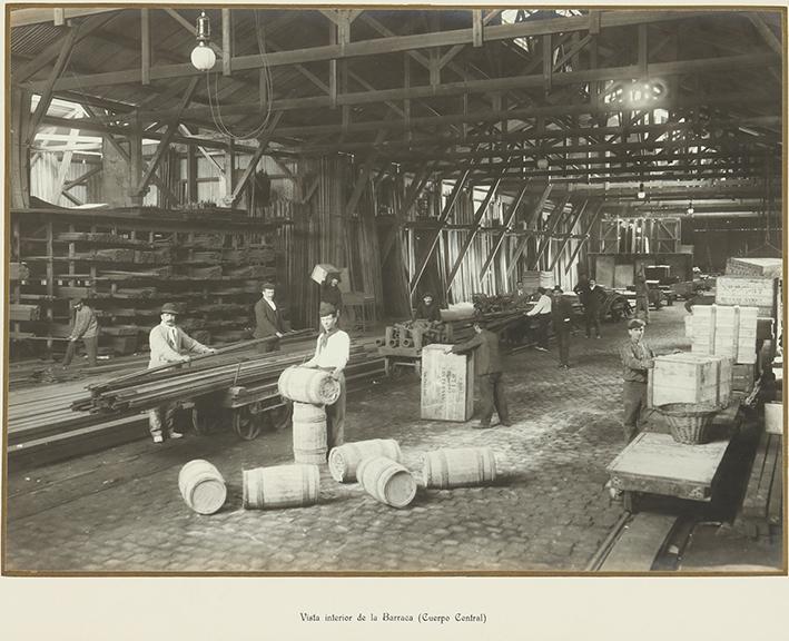 Vista interior de la Barraca (Cuerpo Central)