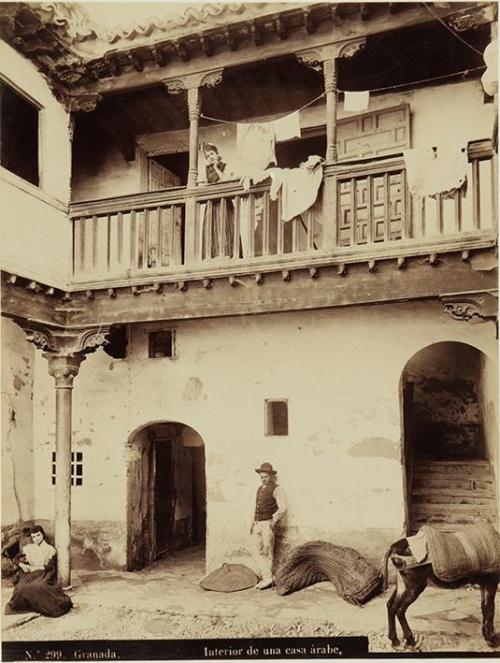 Granada. Interior de una casa árabe