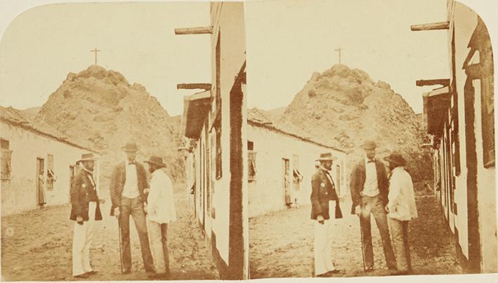 Volcanic “Blowing cone” in Orotava, on the northern coast of Teneriffe