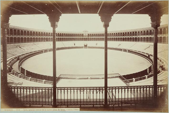 Madrid. Vista general interior de la nueva plaza de toros