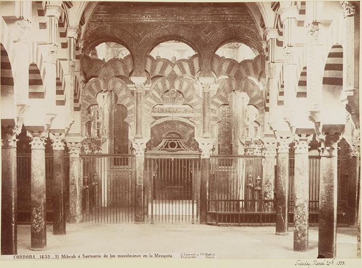 Córdoba. El Mihrab o Santuario de los musulmanes en la Mezquita