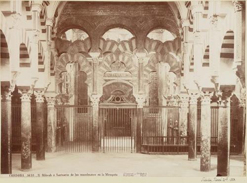 Córdoba. El Mihrab o Santuario de los musulmanes en la Mezquita