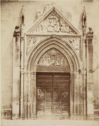 (Rávena. Portada de la iglesia de San Juan Evangelista)