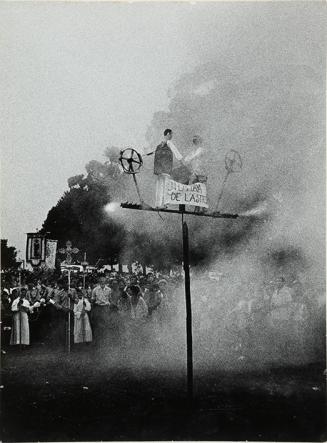 Romería en Galicia. Primer plano. Ritual