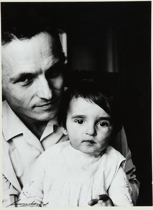 Antonio López y su hija