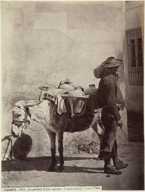 Cordoue. Le porteur d’eau, aguador. (d’après nature)