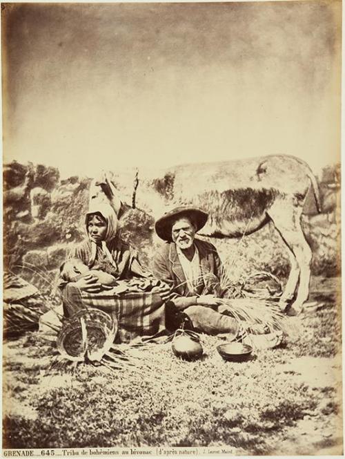 Grenade. Tribu de Bohémiens au bivouac. (d’après nature)